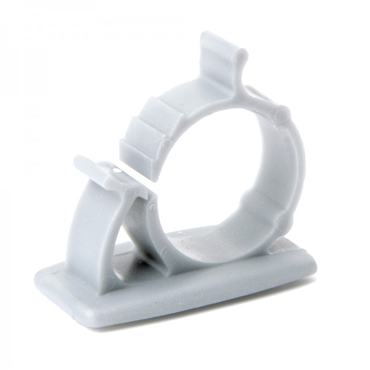 Kabelklem wit rond
