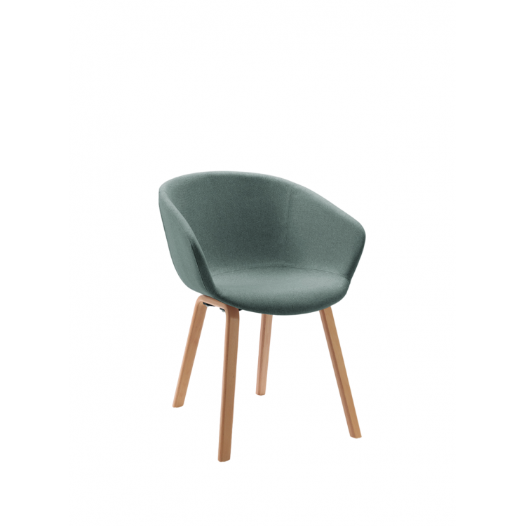 Wood Fabric stoel