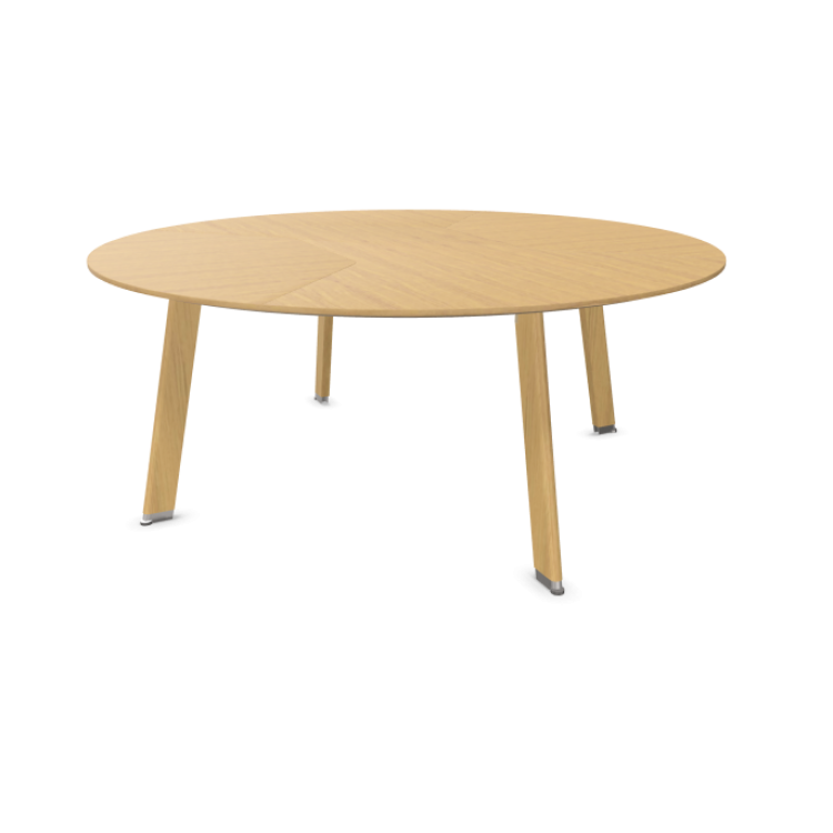 Wize Office S1 Tafel Rond VERGADERTAFELS Wize Office S1 Tafel Rond VERGADERTAFELS - kantoormeubilair online kopen - bestellen